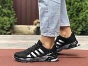 Женские кроссовки черные с белым Marathon 9657 Мелитополь