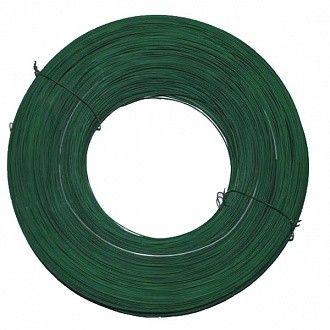Дріт стальний з покриттям ПВХ діам. 2,5мм, зелений Львов - изображение 1