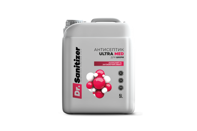 Dr. Sanitizer антисептик для шкіри  ULTRA MED 5л Одесса - изображение 1