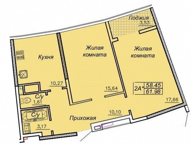 Продам 2-х комн квартиру на Каманина , 27 Жемчужина Одесса - изображение 1