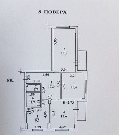 Продам 3-х комн квартиру на Таирова , ЖМ Радужный 1 Одесса - изображение 1