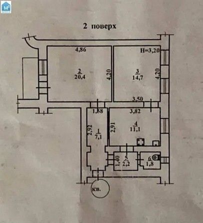 Продам 2-х комн квартиру в центре . Ген Цветаева , Мечникова Одесса - изображение 1