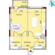 Продам 1-но комн квартиру от застройщика Marinist residence Одесса