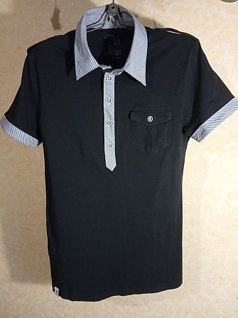 Style. Футболка-поло. Чёрная х\б трикотаж. Полтава - изображение 1