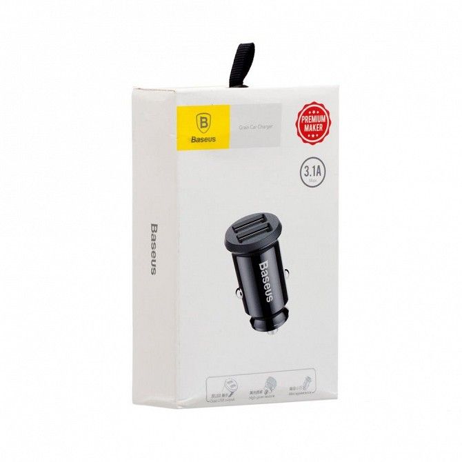 Авто зарядное устройство Baseus Grain Dual CCALL-ML SKL11-229333 Киев - изображение 1
