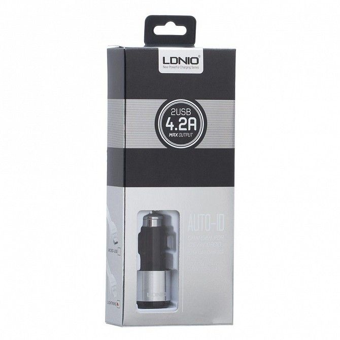 Авто зарядное устройство Ldnio DL-C403 Lightning SKL11-229357 Киев - изображение 1