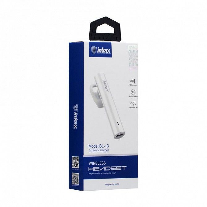 Блютуз моно гарнитура Inkax BL-13 SKL11-233226 Киев - изображение 1
