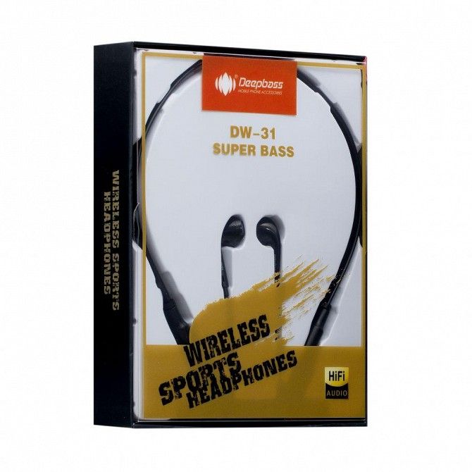 Блютуз стерео гарнитура DeepBass DW-31 SKL11-233044 Київ - изображение 1