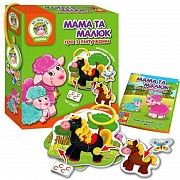 Гра з липучками Мама и малюк Ферма на украинском Vladi Toys SKL11-218861 Киев