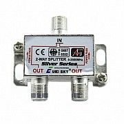 Разветвитель Eurosky Splitter 2-WAY 5-2500MHZ с проходом питания, корпус металлический SKL31-150776 Киев