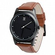Часы Ziz Black в подарочной коробке на кожаном ремешке и доп. ремешок SKL22-142756 Киев