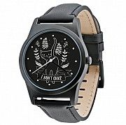 Часы Ziz I dont care в подарочной коробке на кожаном ремешке и доп. ремешок SKL22-156339 Киев
