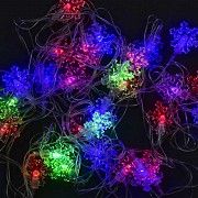 Гирлянда светодиодная Снежинка длина 4,5 метров, 28 лампочек SKL11-203815 Київ