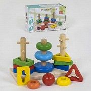 Деревянная игра Логическая пирамидка С 39372 72 SKL11-219745 Київ