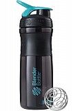 Бутылка-шейкер спортивная BlenderBottle SportMixer 820ml Black-Teal SKL24-144858 Київ