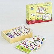 Деревянная игра Обучающие пазлы SKL11-182126 Киев