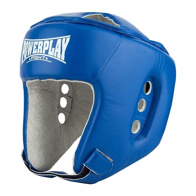 Боксерский PowerPlay шлем тренировочный cиний XL 3084 SKL24-190068 Киев - изображение 1