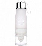 Бутылка для воды и напитков H2O Water Bottle с соковыжималкой 650 мл белая SKL11-187052 Киев