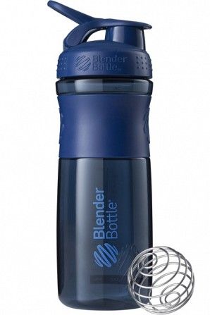 Бутылка-шейкер спортивная BlenderBottle SportMixer 820ml Navy SKL24-144855 Киев - изображение 1