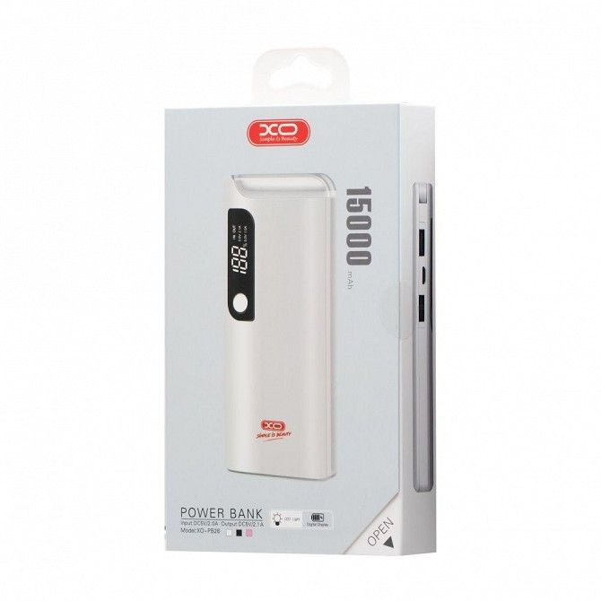Внешний аккумулятор Power Bank XO PB26 15000 mAh SKL11-230611 Киев - изображение 1