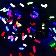 Гирлянда светодиодная 100 лампочек, 10 метров, мультиколор SKL11-203821 Киев