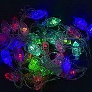 Гирлянда светодиодная Шишка, длина 4,5 метров, 28 лампочек, цветная SKL11-179589 Киев