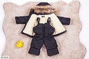 Детский зимний костюм с мехом черный SKL11-260938 Киев