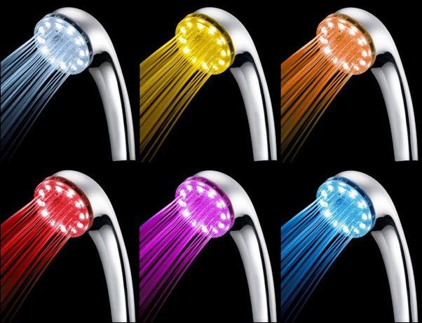Душевая лейка со светодиодной подсветкой Led shower SKL11-261340 Київ - изображение 1