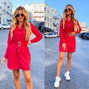 Женское платье красного цвета SKL11-261349 Киев
