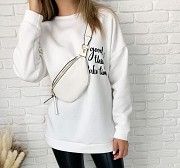 Женское худи белого цвета SKL11-261333 Киев
