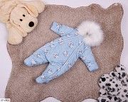 Комбинезон зимний с утеплителем голубой SKL11-260889 Киев