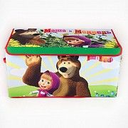 Коробка ящик для хранения игрушек и детских вещей Маша и Медведь SKL18-254806 Киев
