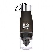 Бутылка для воды и напитков H2O Water Bottle с соковыжималкой 650 мл черная SKL11-187055 Киев