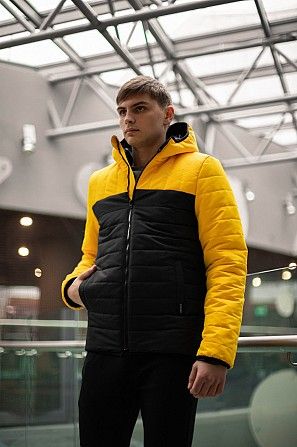 Демисезонная Куртка Temp (желтая - черная) SKL59-259521 Киев - изображение 1