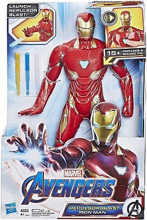 Интерактивная фигурка Hasbro, стреляющий Железный Человек, 33 см Iron Man, Repulsor Blast SKL14-2610 Киев - изображение 1
