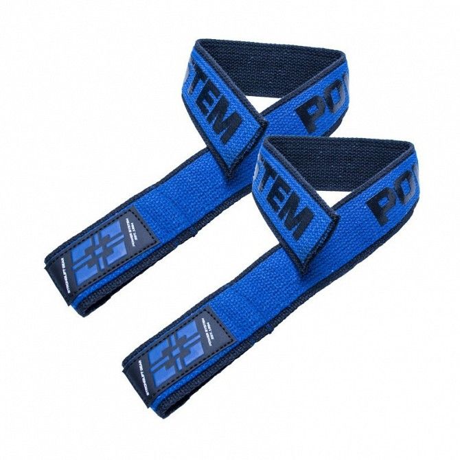 Кистевые ремни Power System Lifting Straps Duplex Black-Blue PS-3401 SKL24-190128 Киев - изображение 1