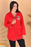 Костюм женский прогулочный красный SKL11-259427 Киев