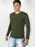 Лонгслив мужской Brand Pulse хаки SKL59-261290 Киев