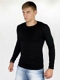 Лонгслив мужской Brand Pulse черный SKL59-261288 Киев