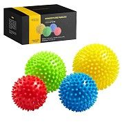 Массажные мячи с шипами 4FIZJO Spike Balls 4 шт 4FJ0115 SKL41-240429 Киев