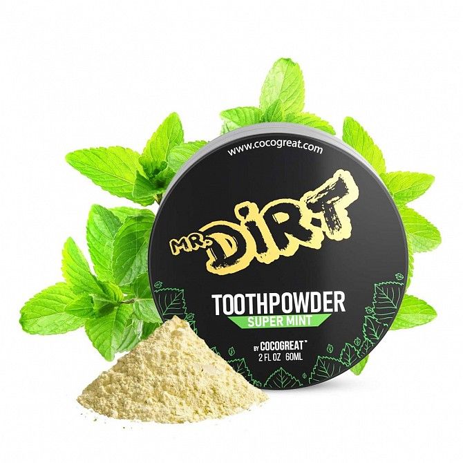 Зубной порошок Cocogreat mr.Dirt для отбеливания зубов глиной 30 г SKL30-150543 Киев - изображение 1