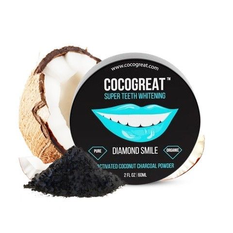 Зубной порошок Cocogreat для отбеливания зубов кокосовым углем 30 г SKL30-150542 Киев - изображение 1