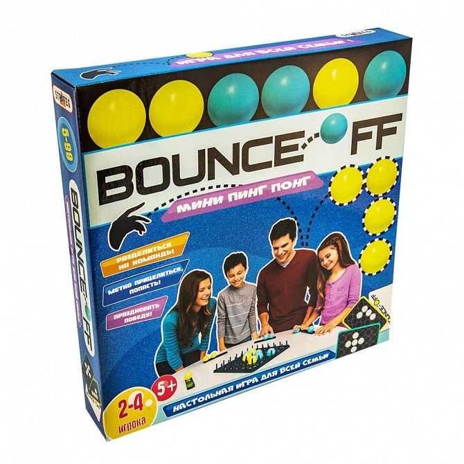 Игра настольная Strateg Bounce Off на русском SKL11-237853 Київ - изображение 1