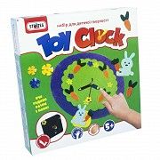 Часы из фетра Strateg Toy clock Заяча галявина на украинском SKL11-237457 Киев