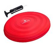 Балансировочная подушка сенсомоторная массажная Springos Pro Red SKL41-238107 Киев