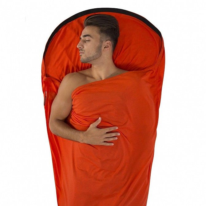 Вкладиш в спальник Sea To Summit Thermolite Reactor Extreme Long 225 Orange Sack-Red Liner SKL35-254 Киев - изображение 1