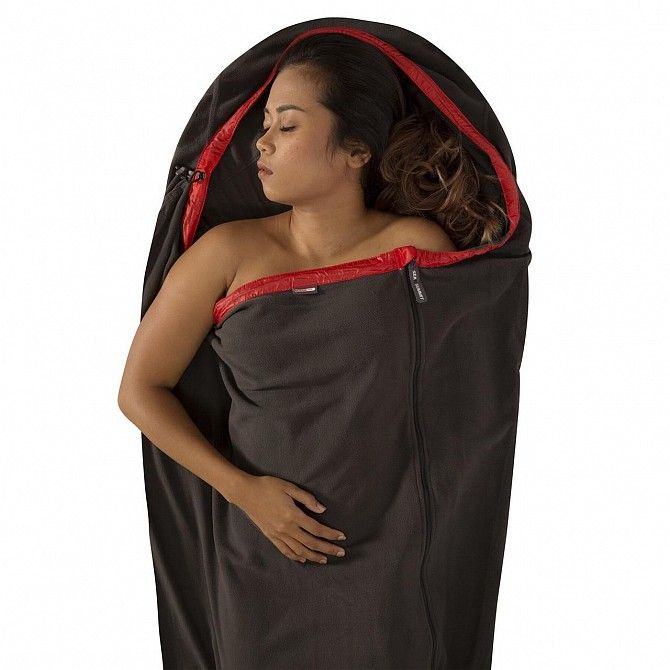 Вкладиш в спальник Sea To Summit Thermolite Reactor Fleece Liner 198 Grey SKL35-254684 Киев - изображение 1
