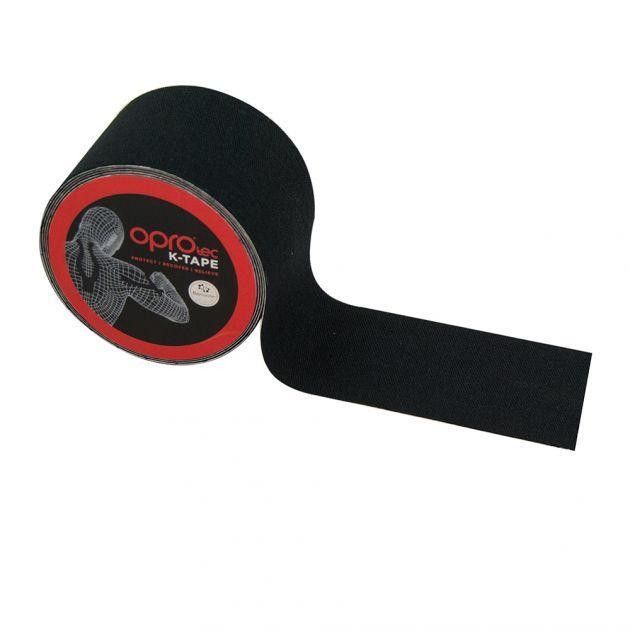 Кинезиологический тейп OPROtec Kinesiology Tape TEC57541 черный 5cм5м SKL24-252483 Киев - изображение 1