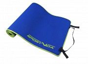 Коврик мат для йоги и фитнеса SportVida Neopren 6 мм Blue SKL41-238010 Київ