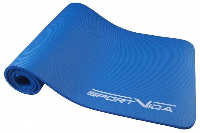 Коврик, мат для йоги и фитнеса SportVida Nbr 1 см SV-HK0069 Blue SKL41-160687 Киев - изображение 1